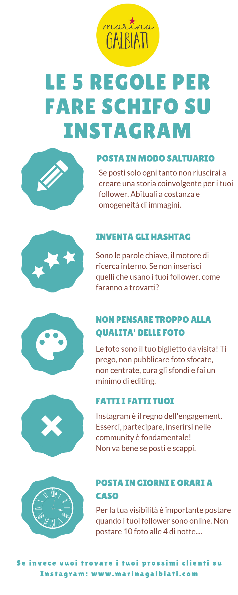 le 5 regole per fare schifo su instagram